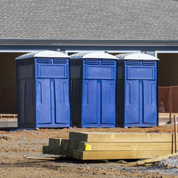 what is the cost difference between standard and deluxe porta potty rentals in Mays Landing